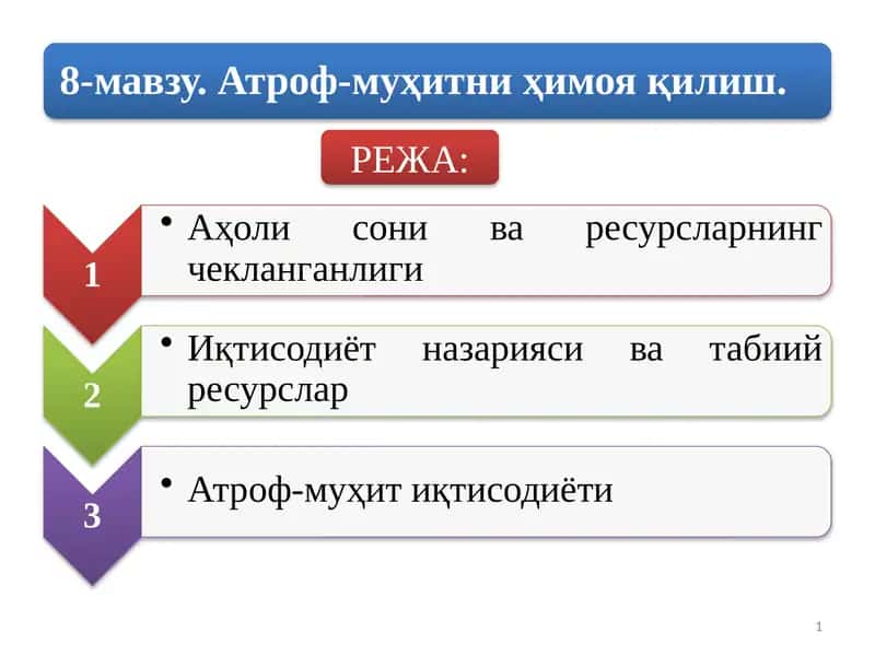 Инвайронментализм 1