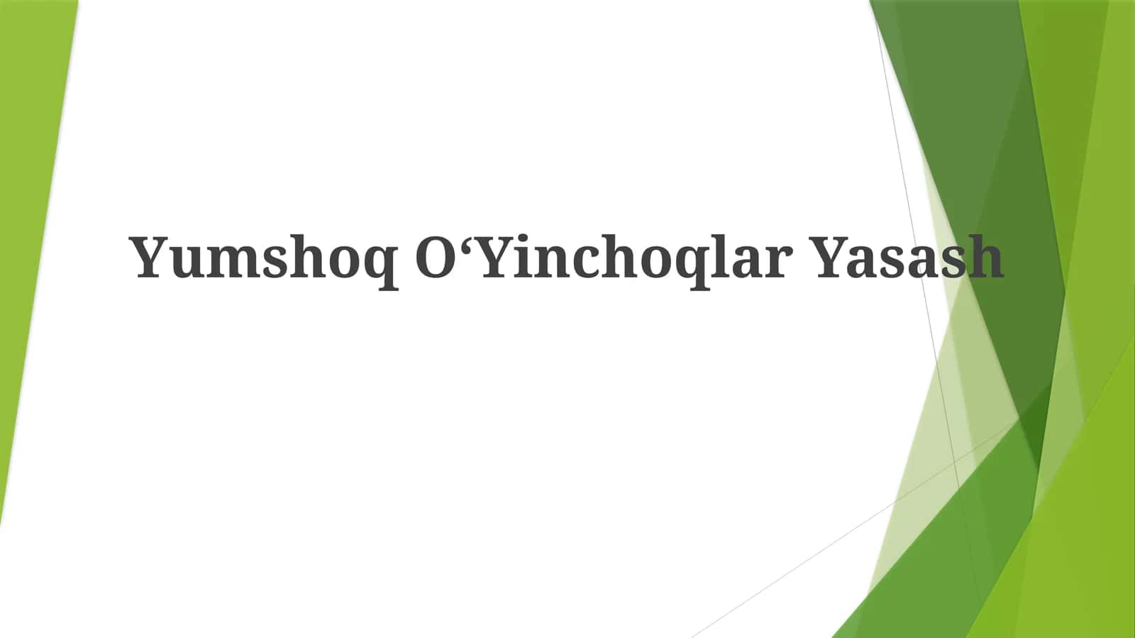 Yumshoq O'yinchoqlar Yasash 1