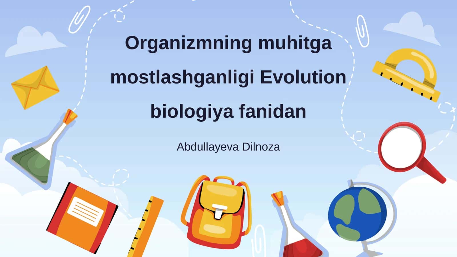 Organizmning muhitga mostlashganligi 1