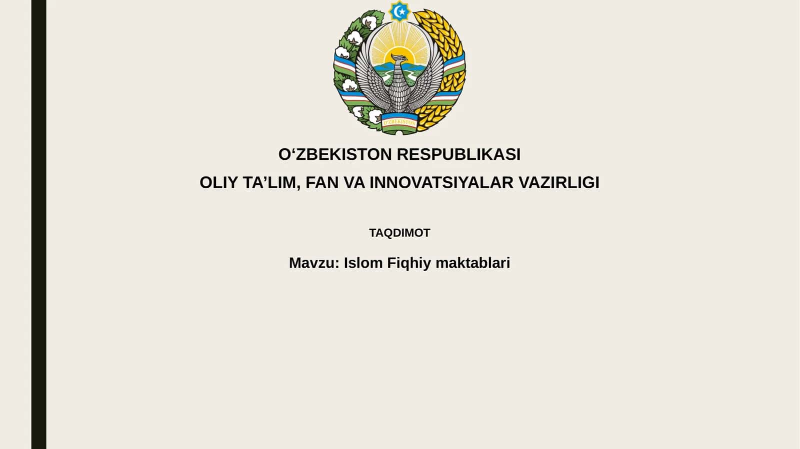 Islam Fiqhiy maktablari 1