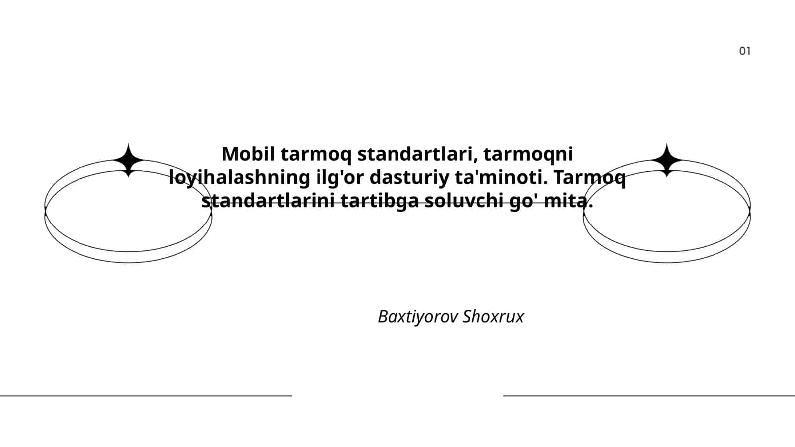 Mobil tarmoq standartlari 1