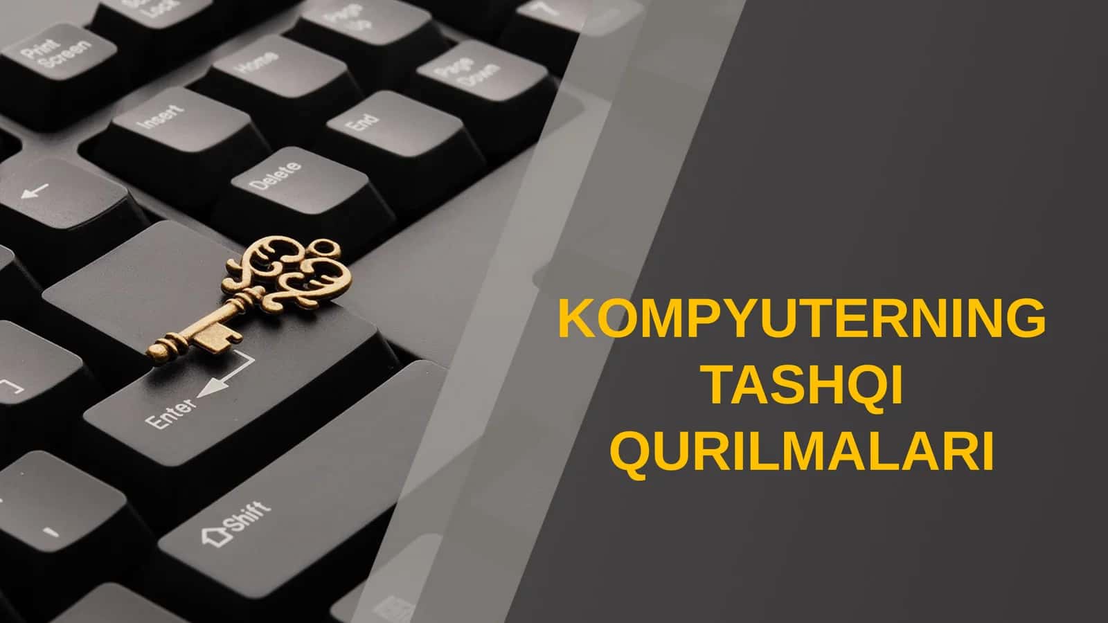 Kompyuterning tashqi qurilmalari 1