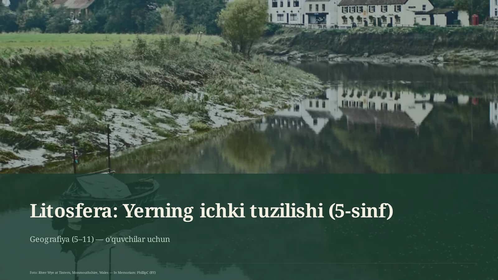 Litosfera: Yerning ichki tuzilishi (5-sinf) 1