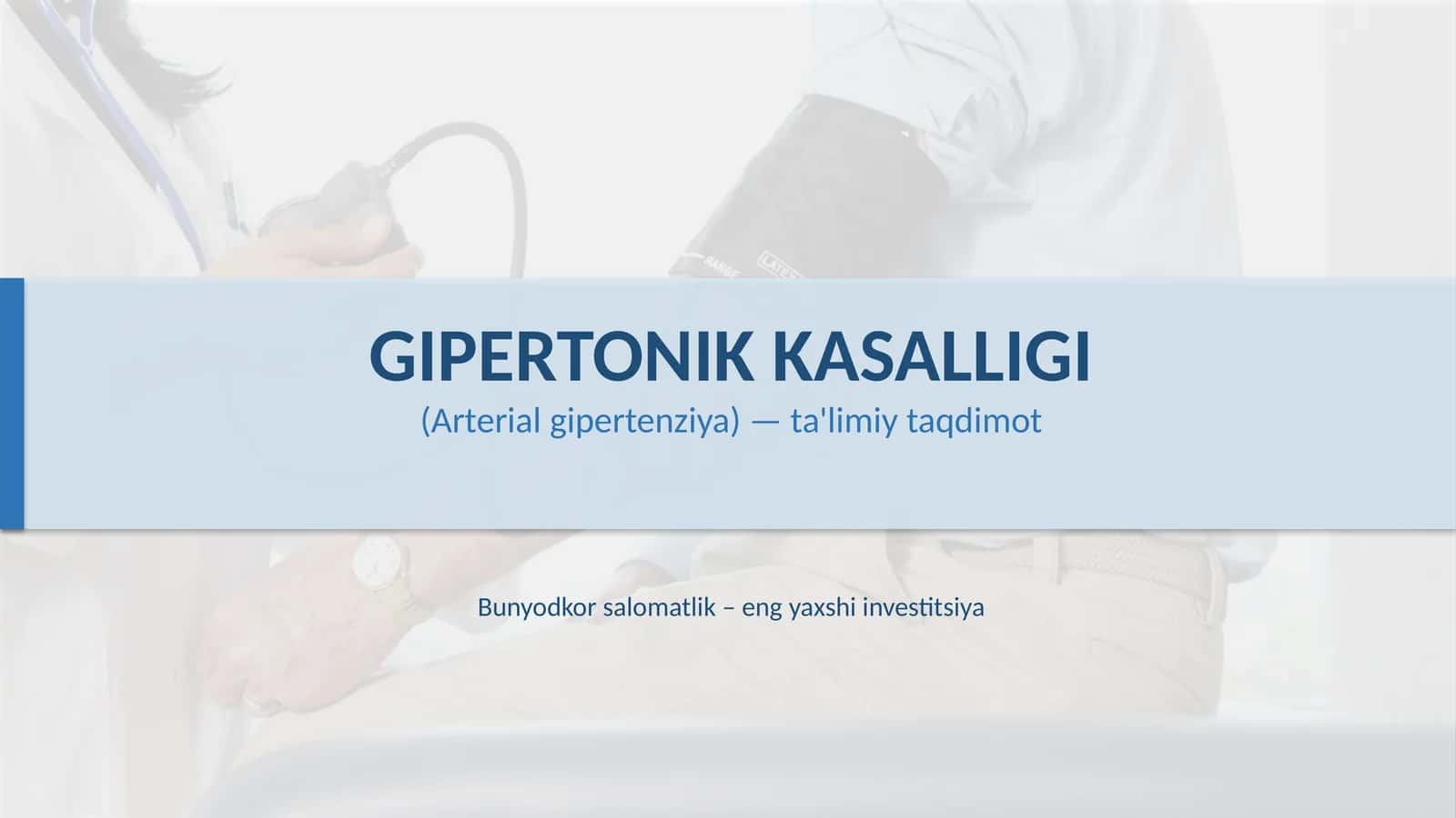Gipertonik kasalligi 1