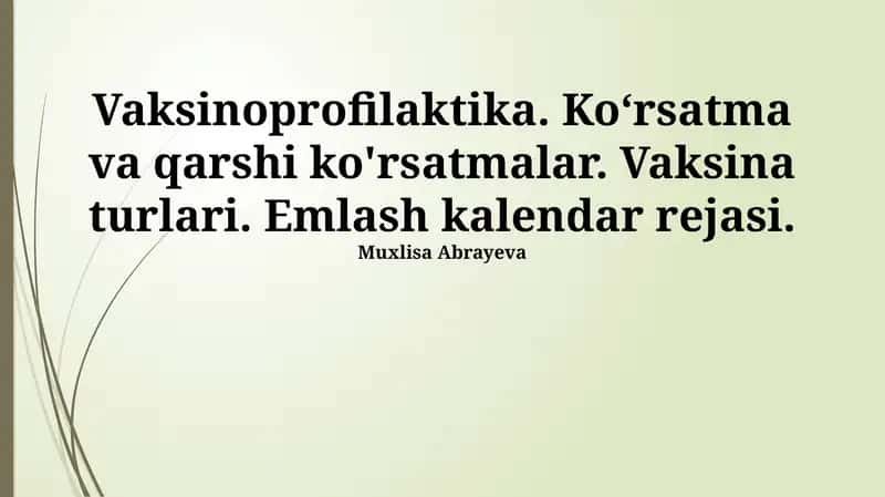 Vaksinoprofilaktika 1