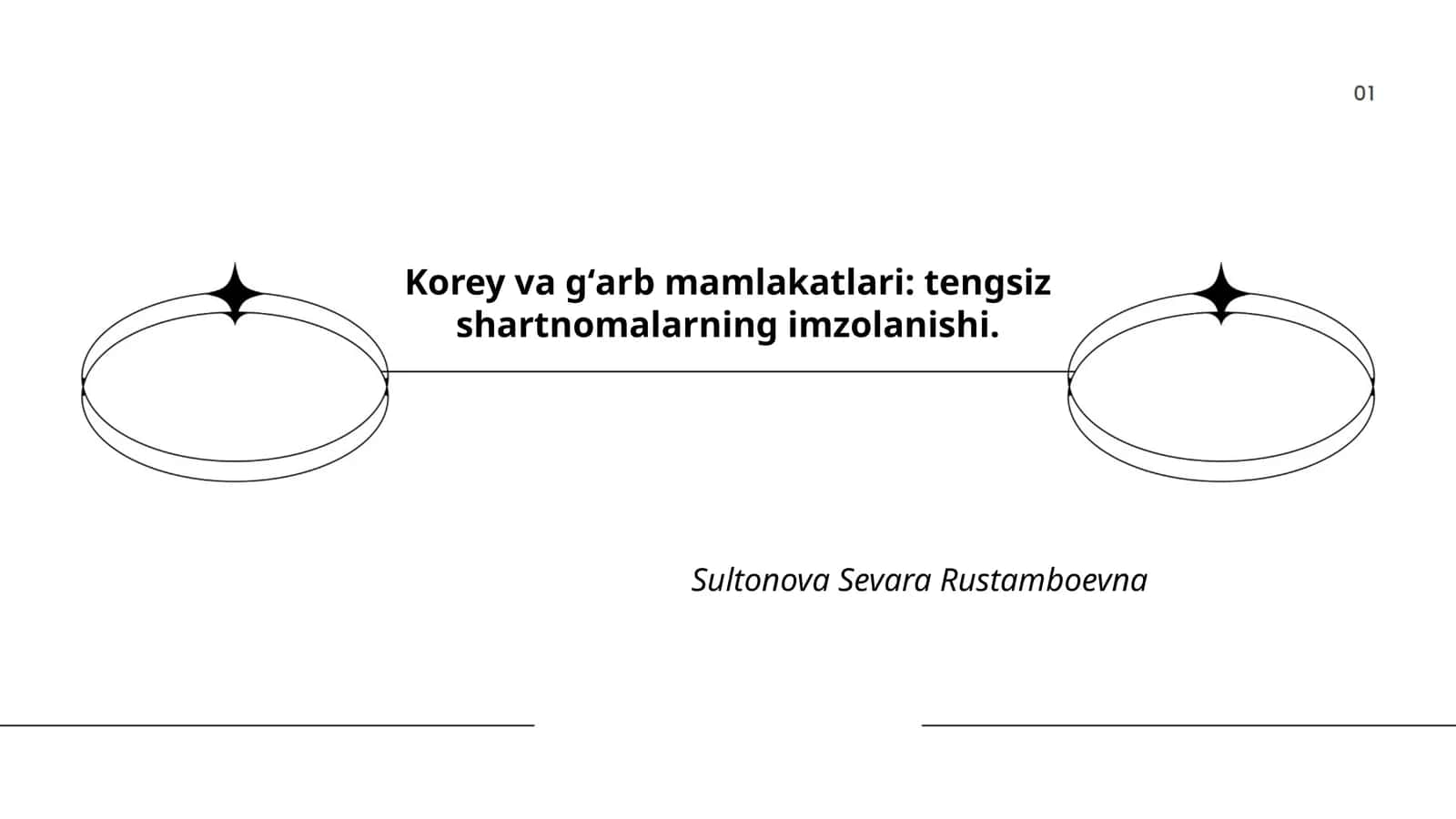 Korey va gʻarb mamlakatlari: tengsiz shartnomalarning imzolanishi 1