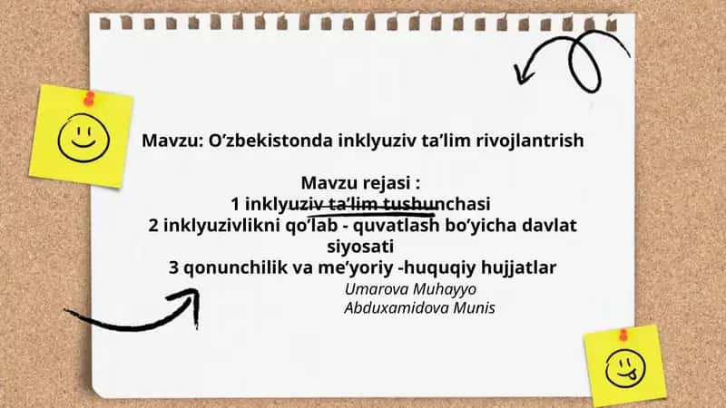 O’zbekistonda inklyuziv ta’lim rivojlantrish 1