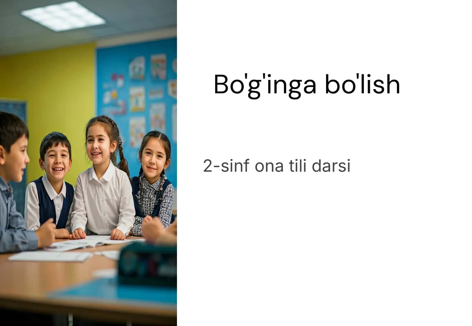 Bo'g'inga bo'lish 1