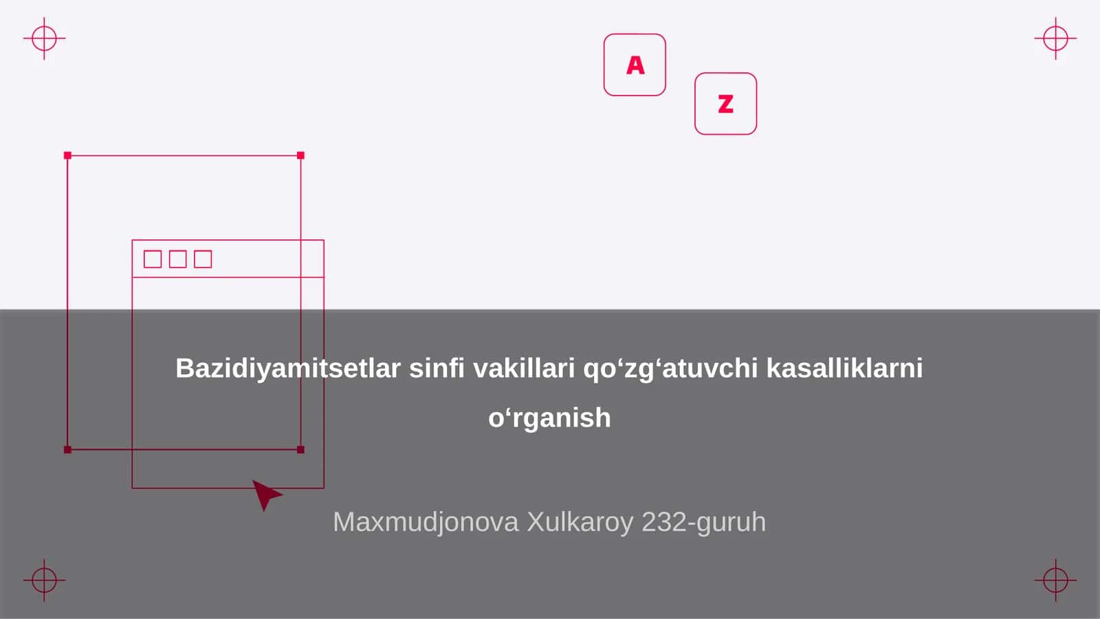 Bazidiyamitsetlar sinfi vakillari qoʻzgʻatuvchi kasalliklarni oʻrganish 1
