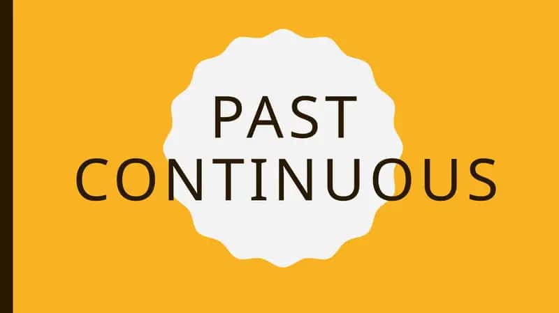 Pastcontinuous 1