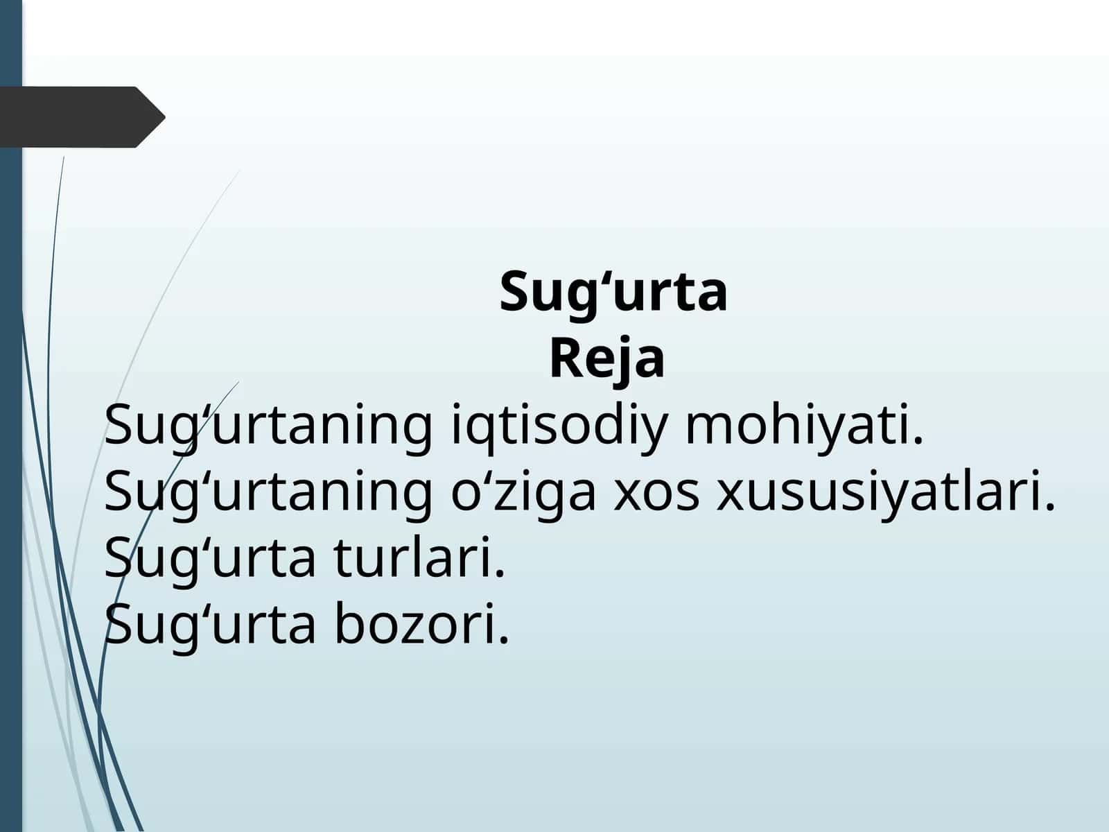 Sug‘urta 1