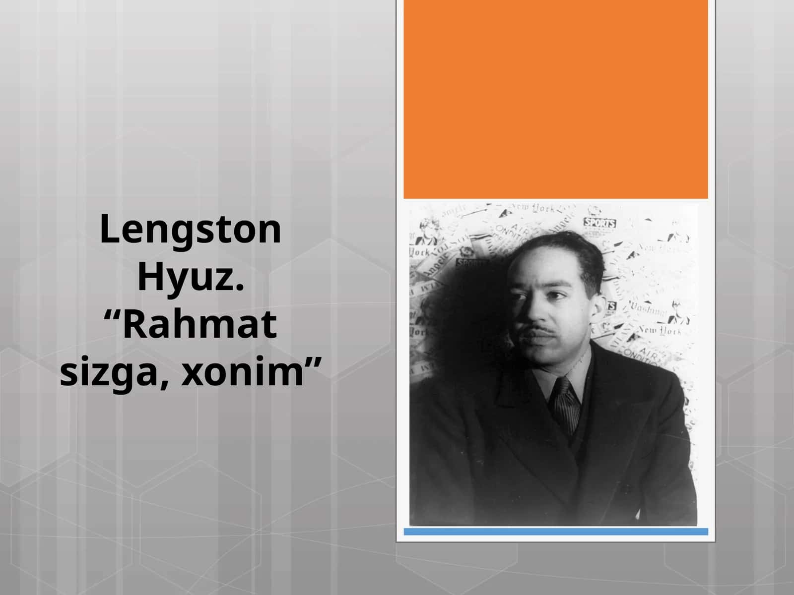 Rahmatsizga, xonim 1