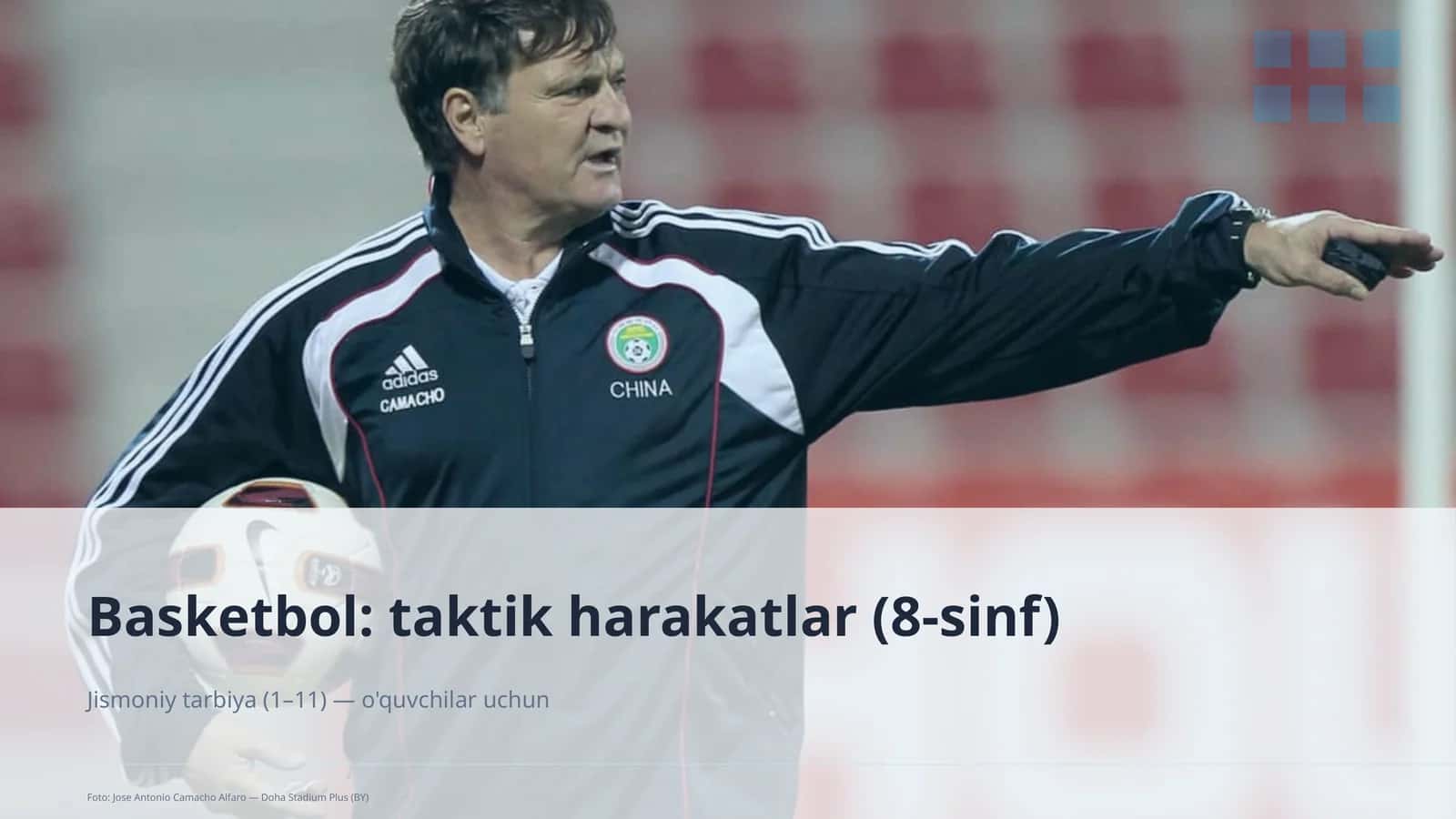 Basketbol: taktik harakatlar (8-sinf) 1