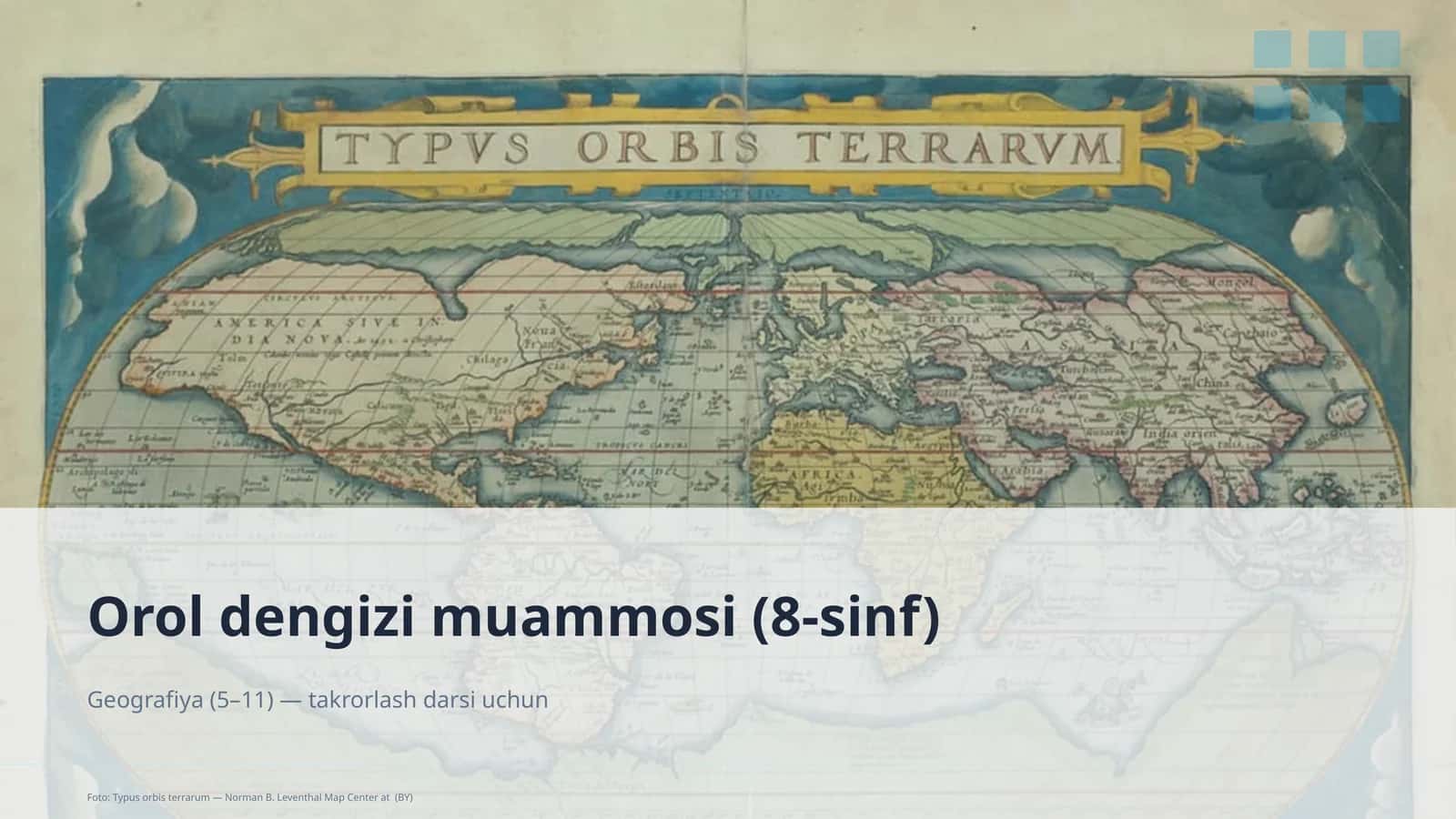 Orol dengizi muammosi (8-sinf) 1