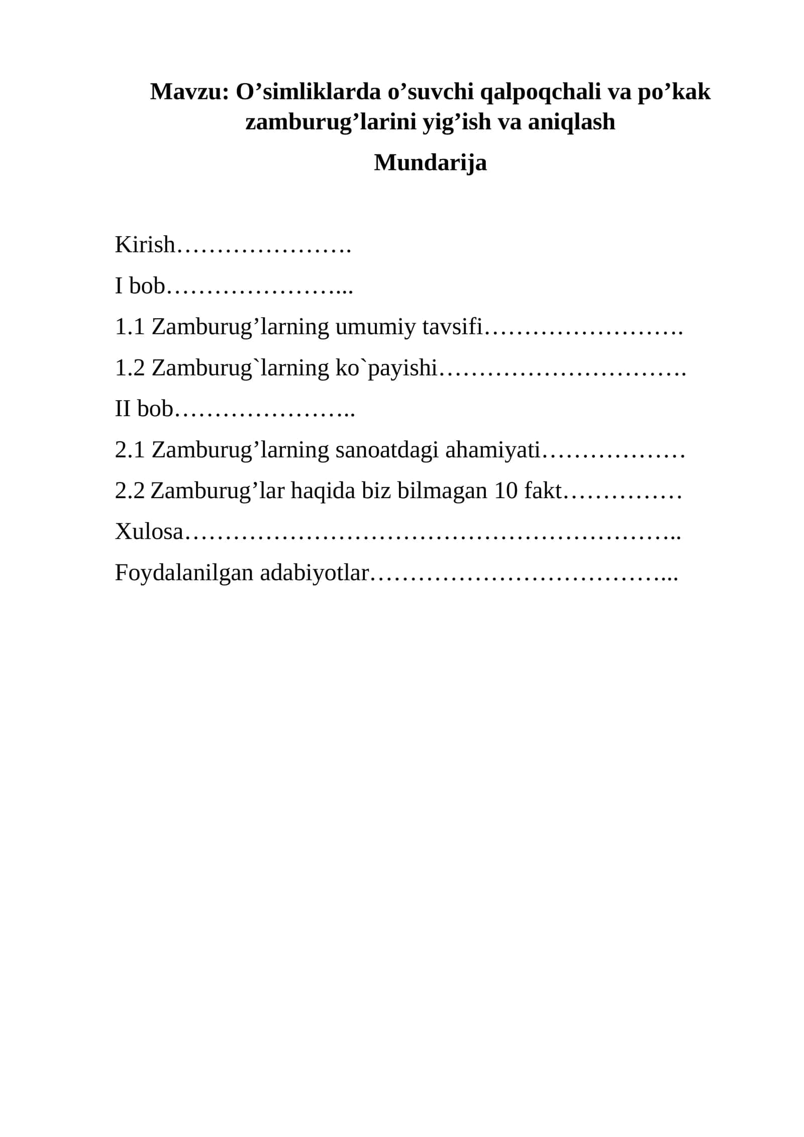 O’simliklarda o’suvchi qalpoqchali va po’kak zamburug’larini yig’ish va aniqlash 1