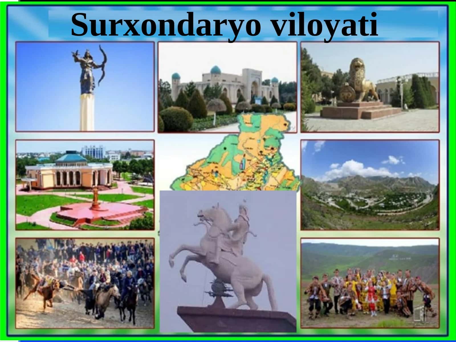 8-sinf Geografiya fanidan Surxondaryo viloyati dars taqdimoti 1