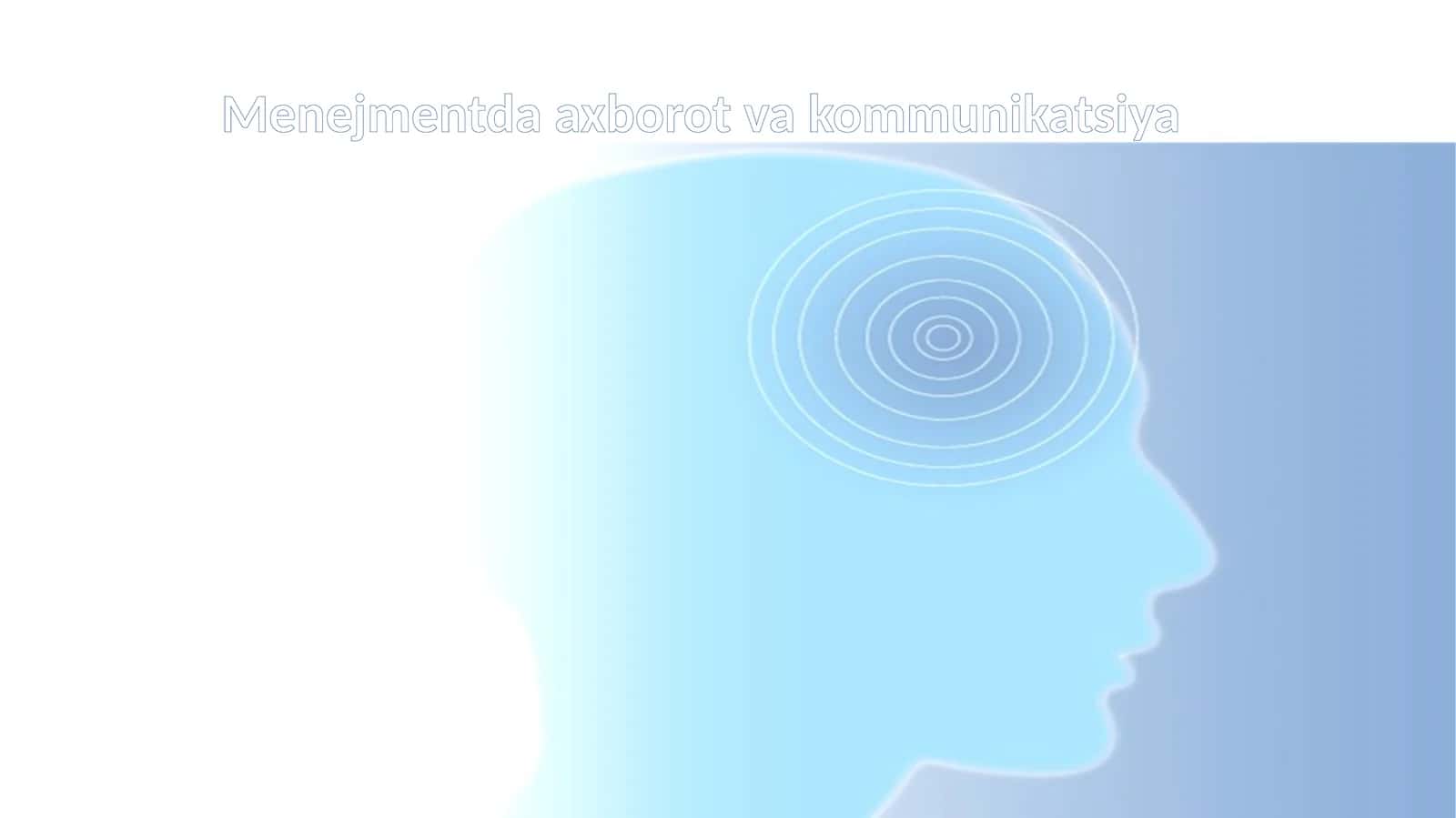 Menejmentda axborot va kommunikatsiya 1