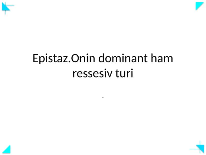 Epistaz.Onin 1