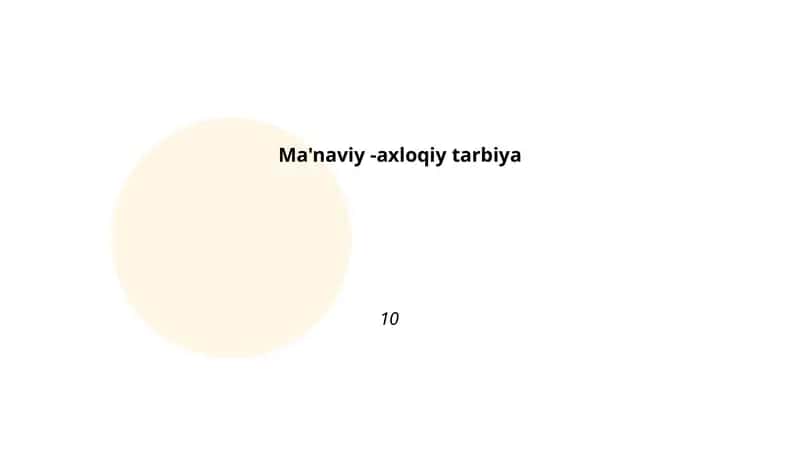 Ma'naviy-axloqiy tarbiyaning nazariy asoslari 1