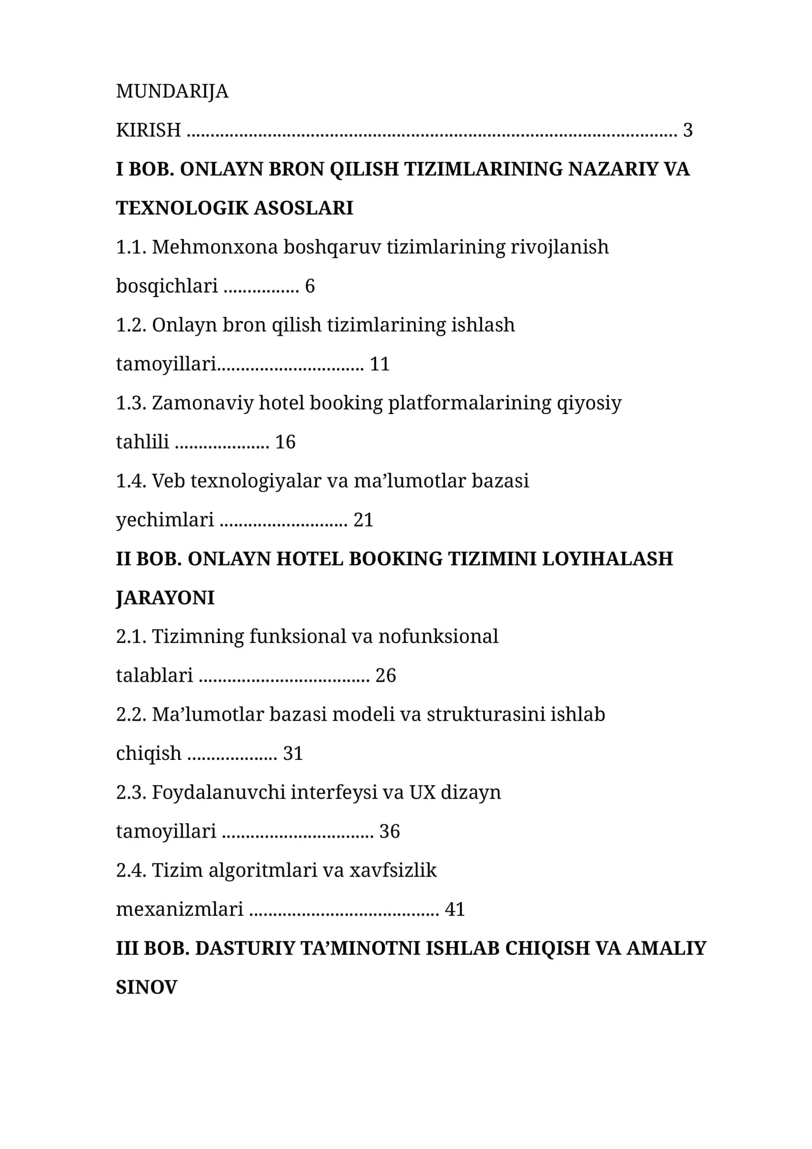 Mehmonxona Boshqaruv Tizimlari 1