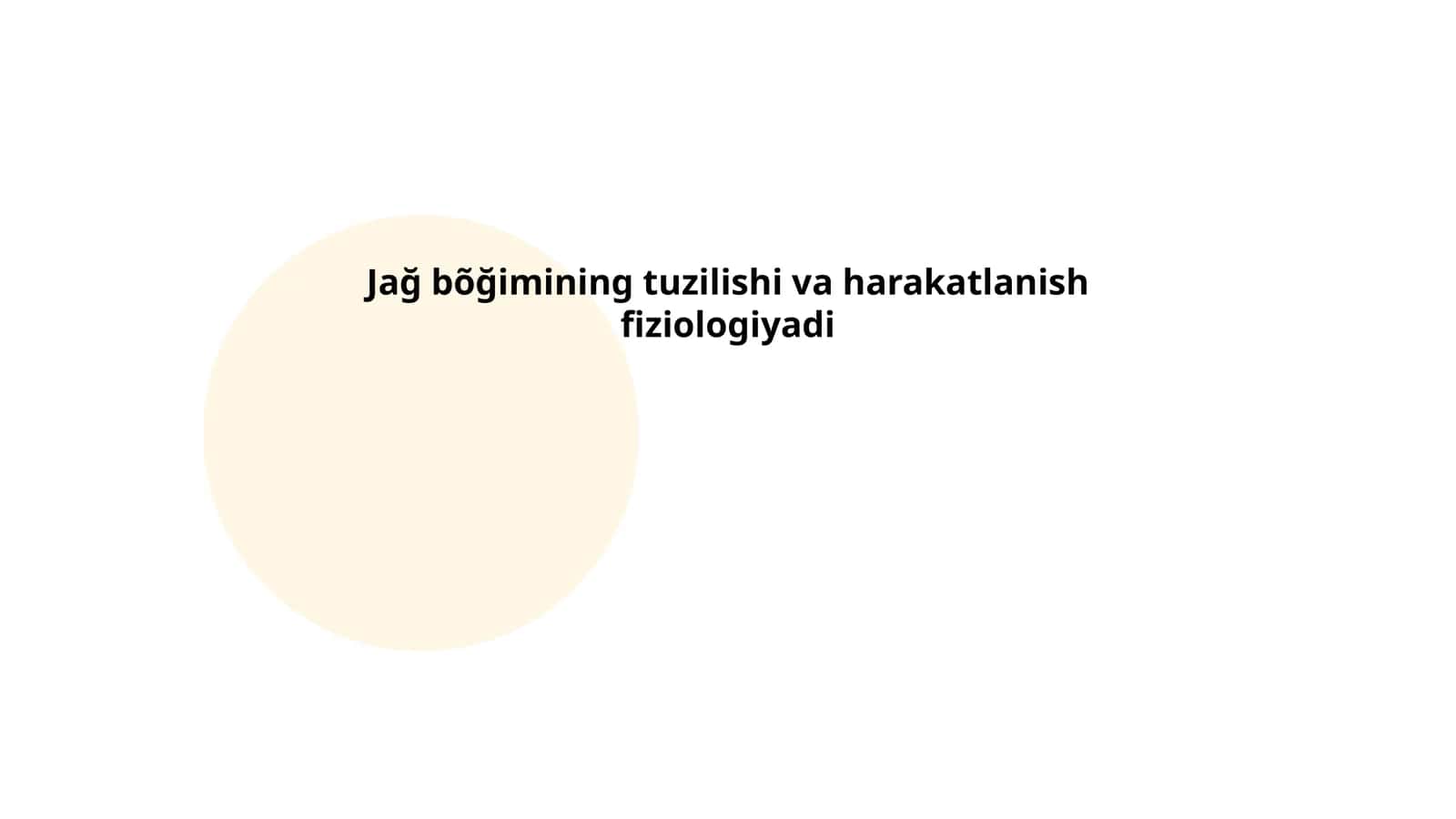 Jağ bõğimining tuzilishi va harakatlanish fiziologiyadi 1