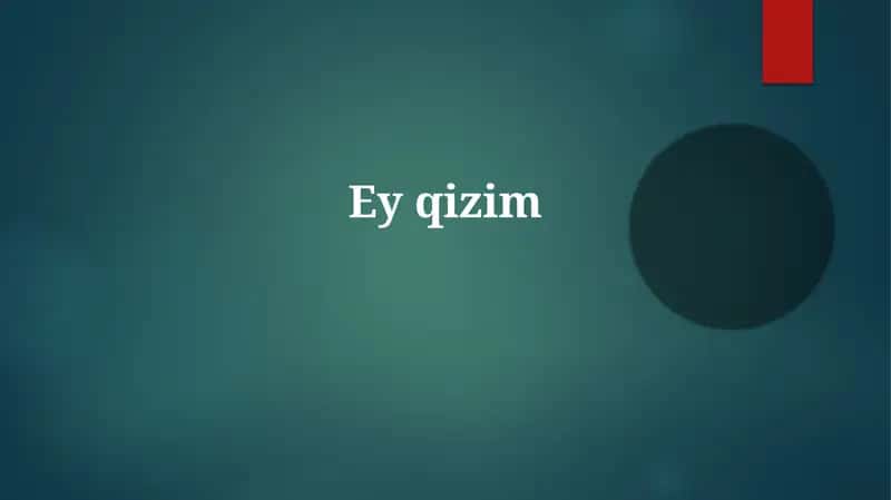 O'zingga ishon 1