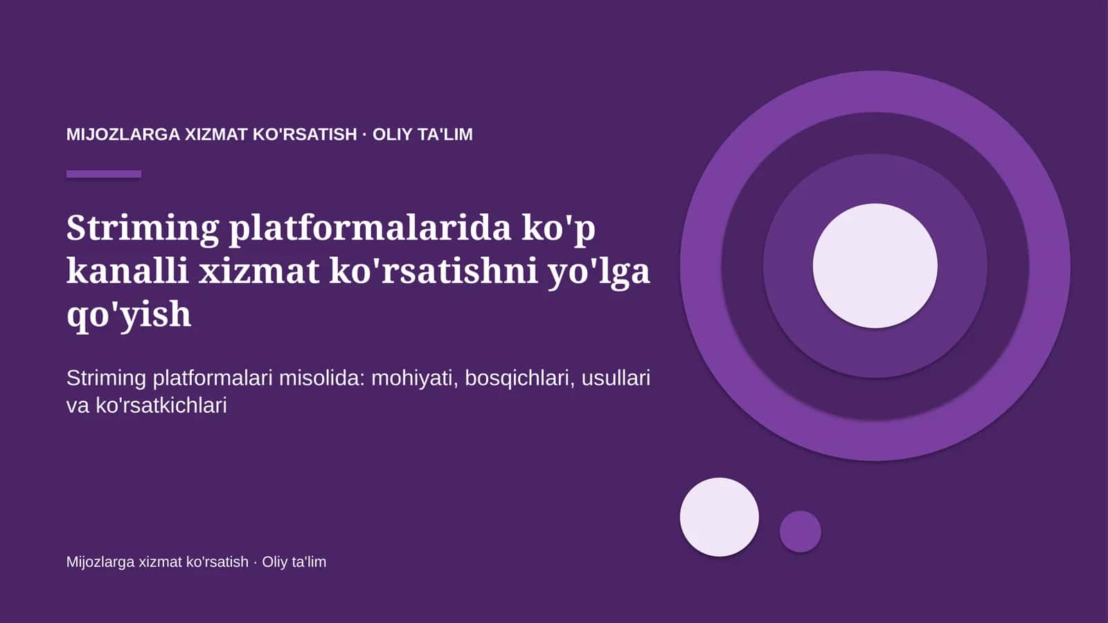 striming platformalarida ko'p kanalli xizmat ko'rsatishni yo'lga qo'yish 7955 1