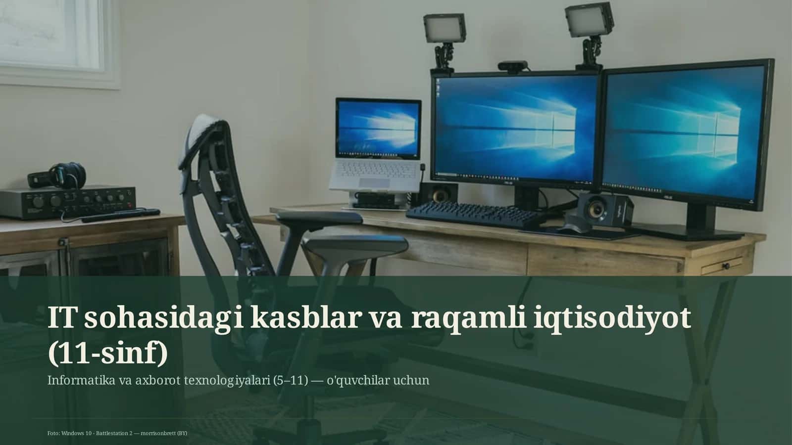 Informatika va axborot texnologiyalari (5–11) — o'quvchilar uchun 1