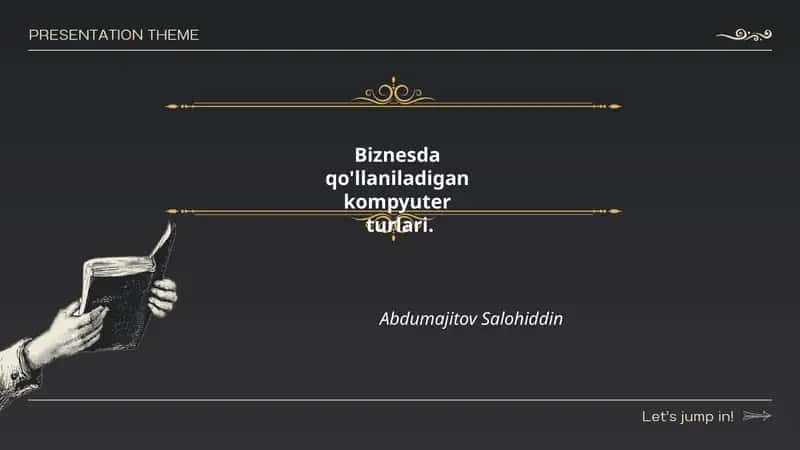 Shaxsiy kompyuterlar 1