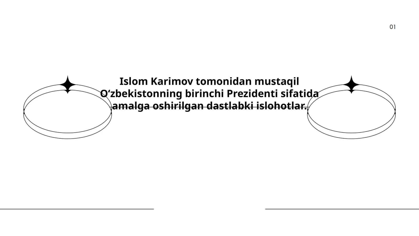 Islom Karimov tomonidan mustaqil Oʻzbekistonning birinchi Prezidenti sifatida amalga oshirilgan dastlabki islohotlar 1