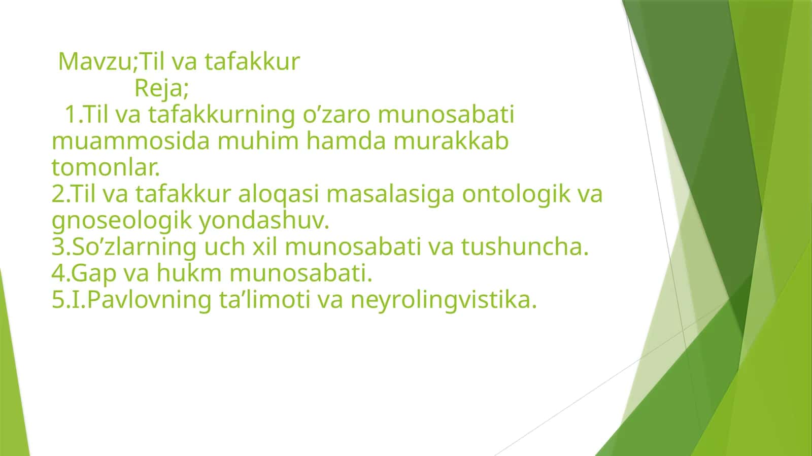 Til va tafakkur 1