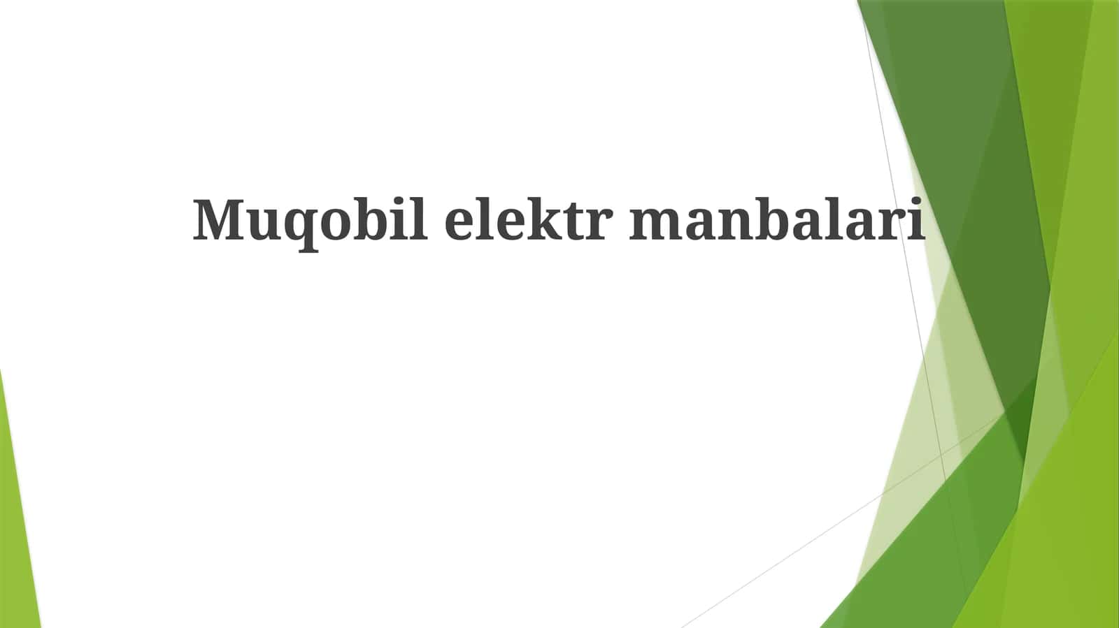 Muqobilelektrmanbalari 1