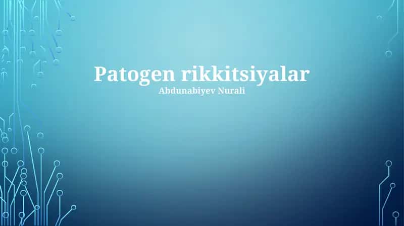 Patogen rikkitsiyalar 1