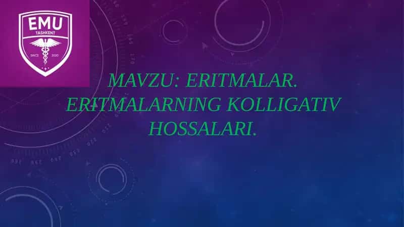 Eritmalar 1