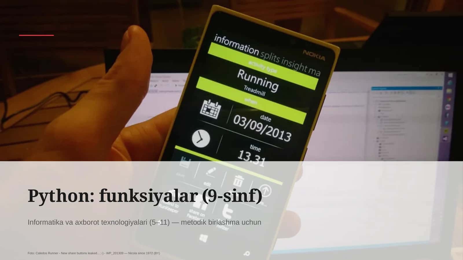 Python: funksiyalar (9-sinf) 1