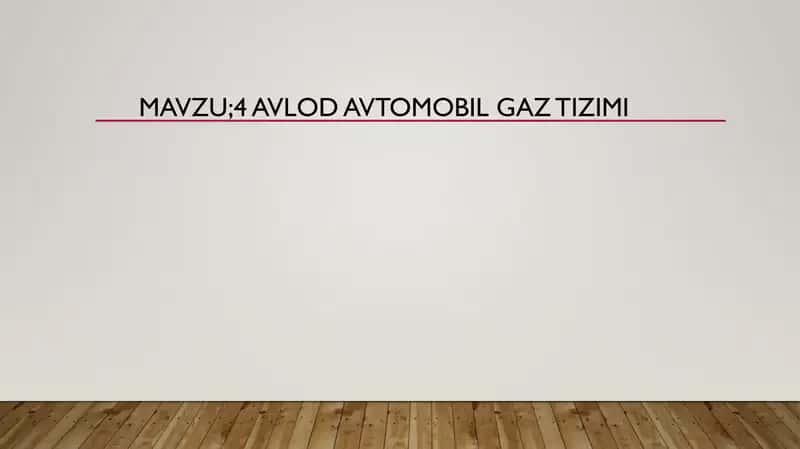 4 avlod avtomobil gaz tizimi 1
