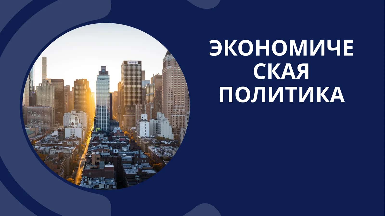 Экономическая политика 1