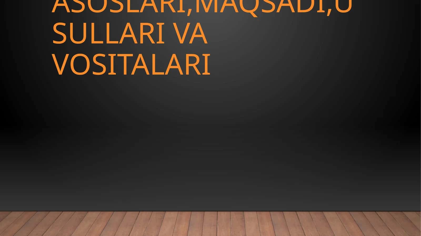 Iqtisodiyotning davlat tomonidan tartibga solinishning nazariy asoslari 1
