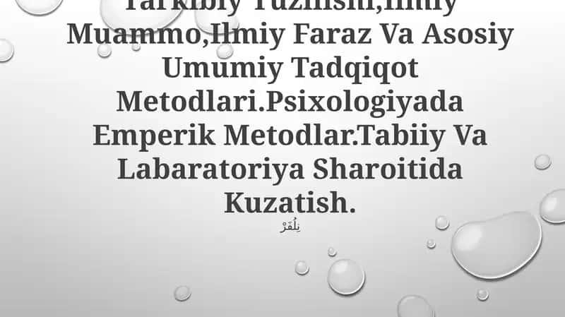 Fanning Metodologik Muammolari Nazariya Va Uning Tarkibiy Tuzilishi 1