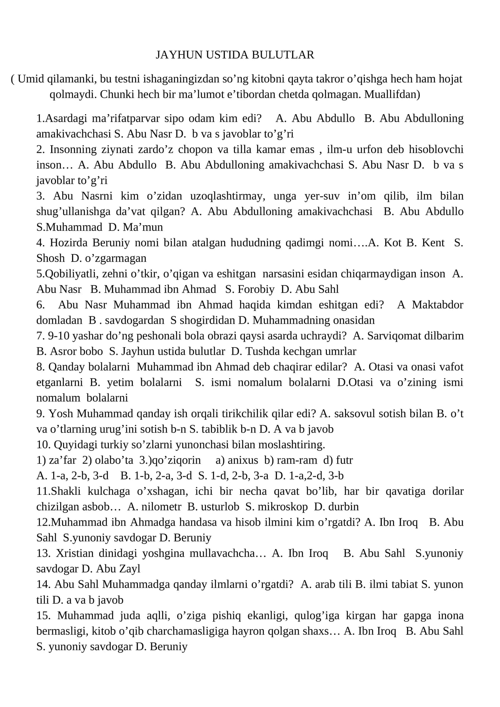 JAYHUN USTIDA BULUTLAR 1