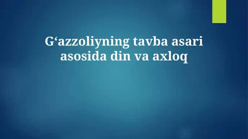 Tavba asri 1
