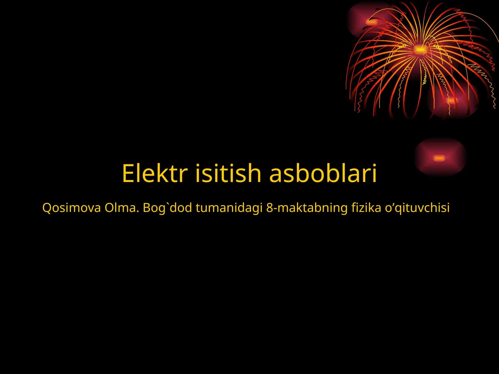 Elektr isitish asboblari 1