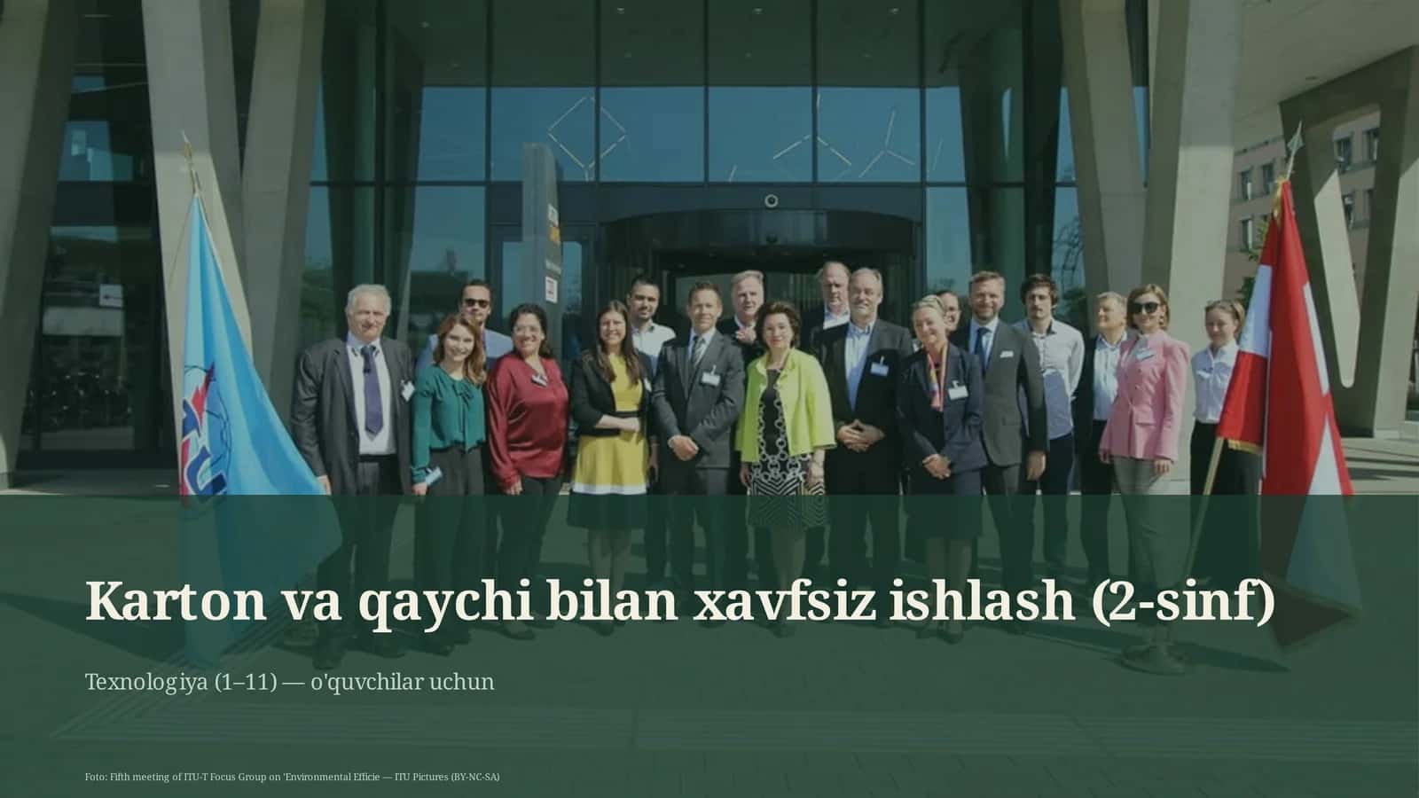 Karton va qaychi bilan xavfsiz ishlash (2-sinf) 1