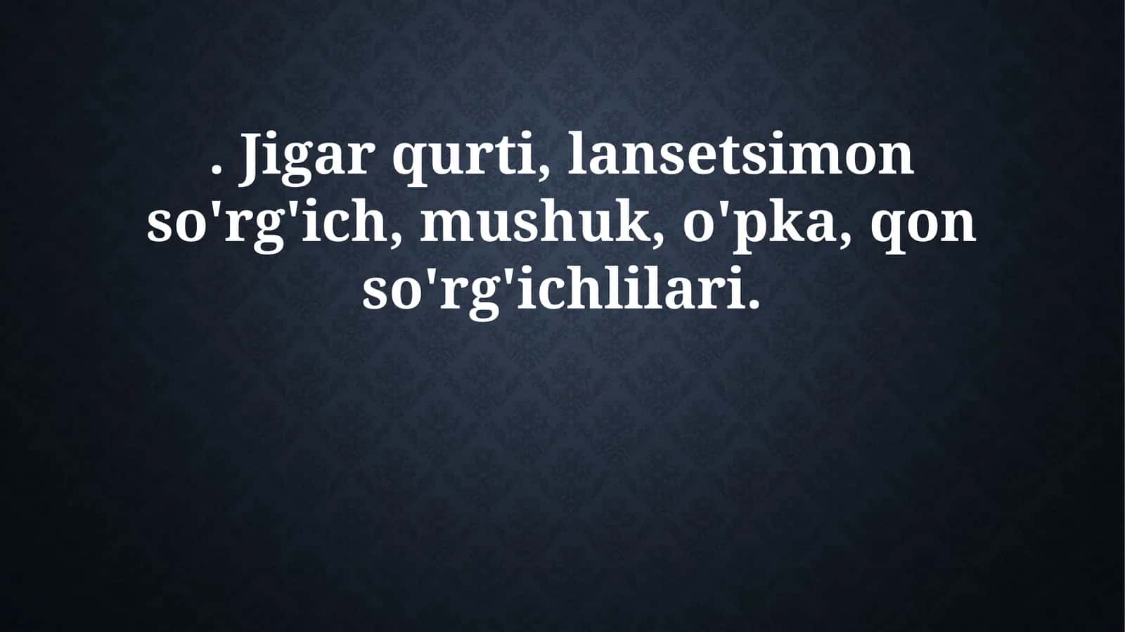 Jigar soruvchisi 1