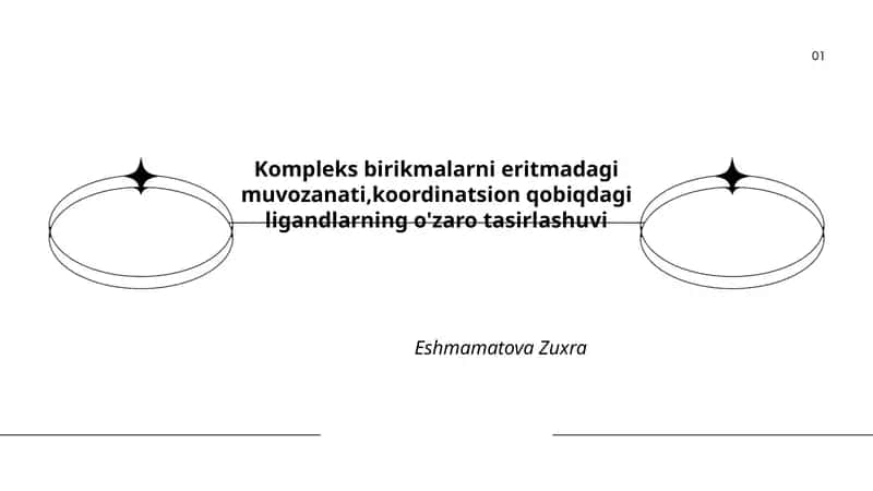 Ligandlarning koordinatsion qobiqdagi o‘zaro raqobati 1