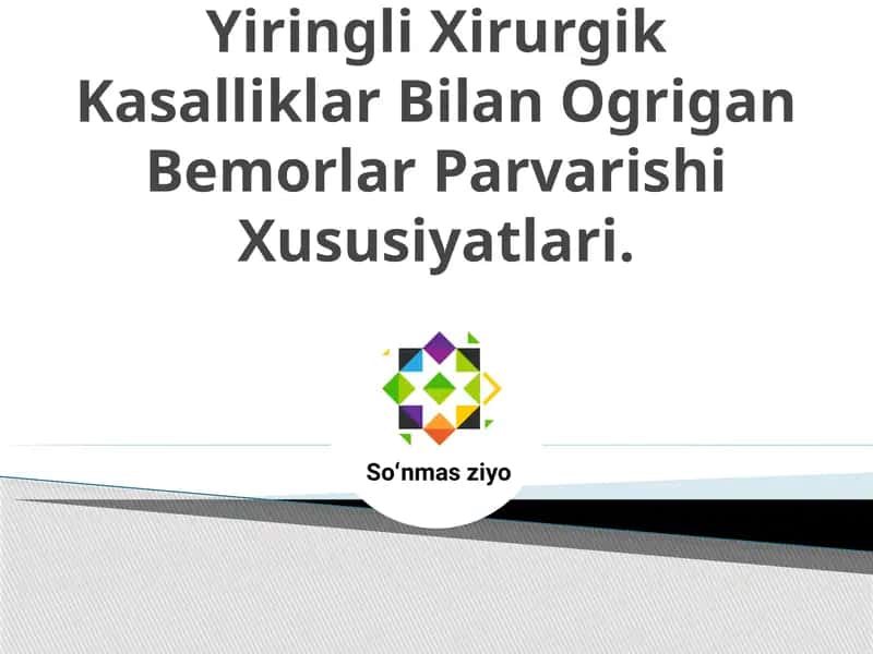 Yiringli jarrohlik 1