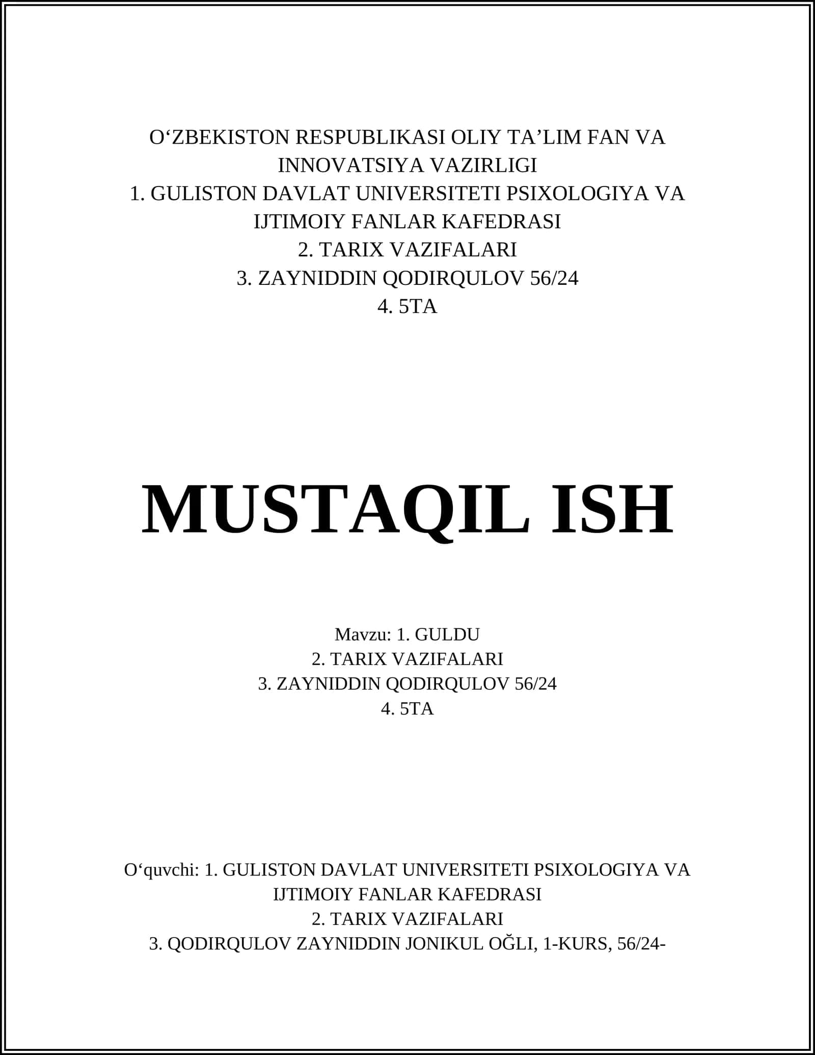 Guldu Tarixi 1