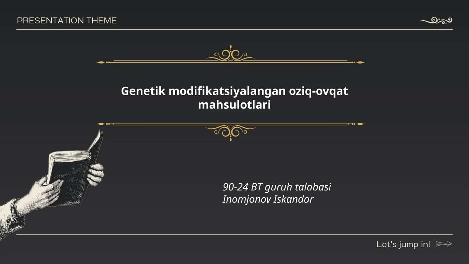 Genetik modifikatsiyalangan oziq-ovqat mahsulotlari 1