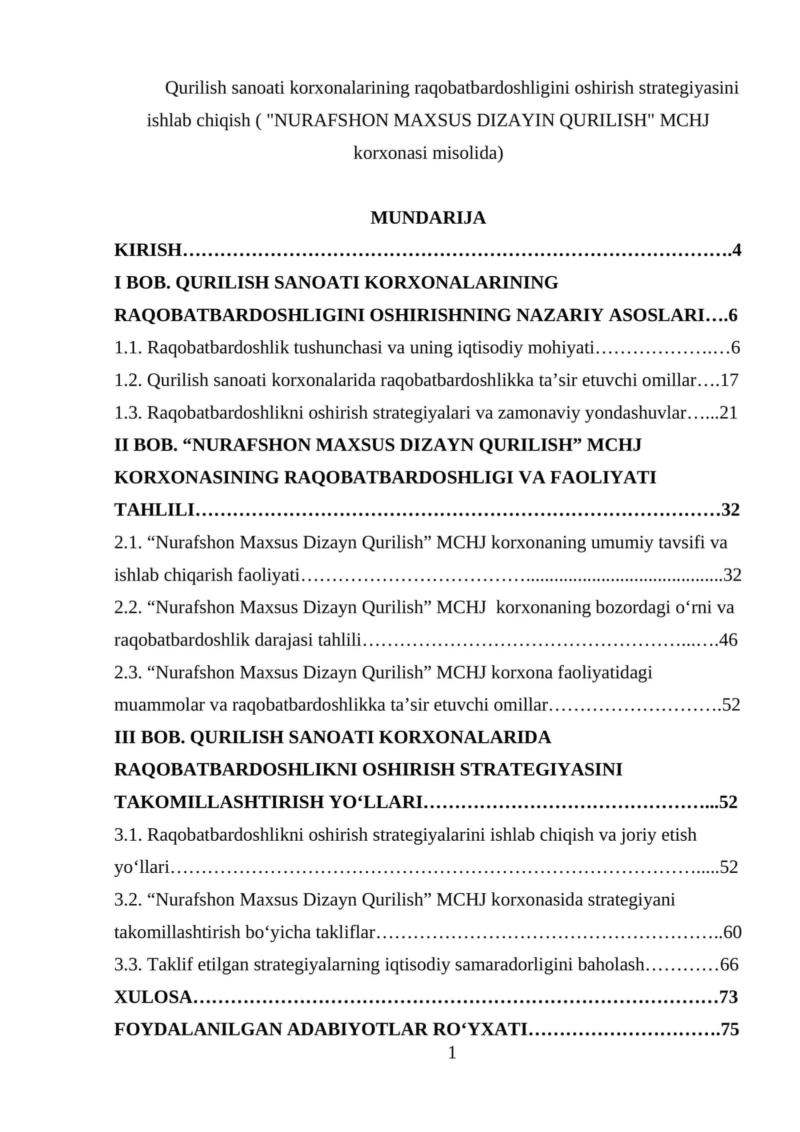 NURAFSHON MAXSUS DIZAYN QURILISH 1