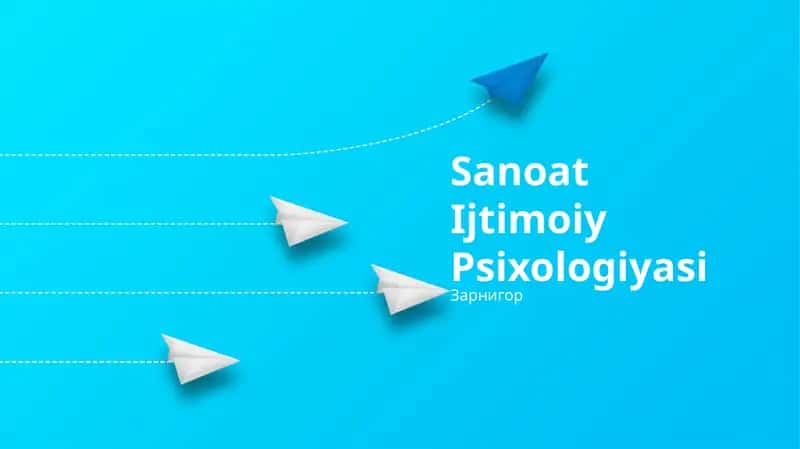 Sanoat Ijtimoiy Psixologiyasi 1